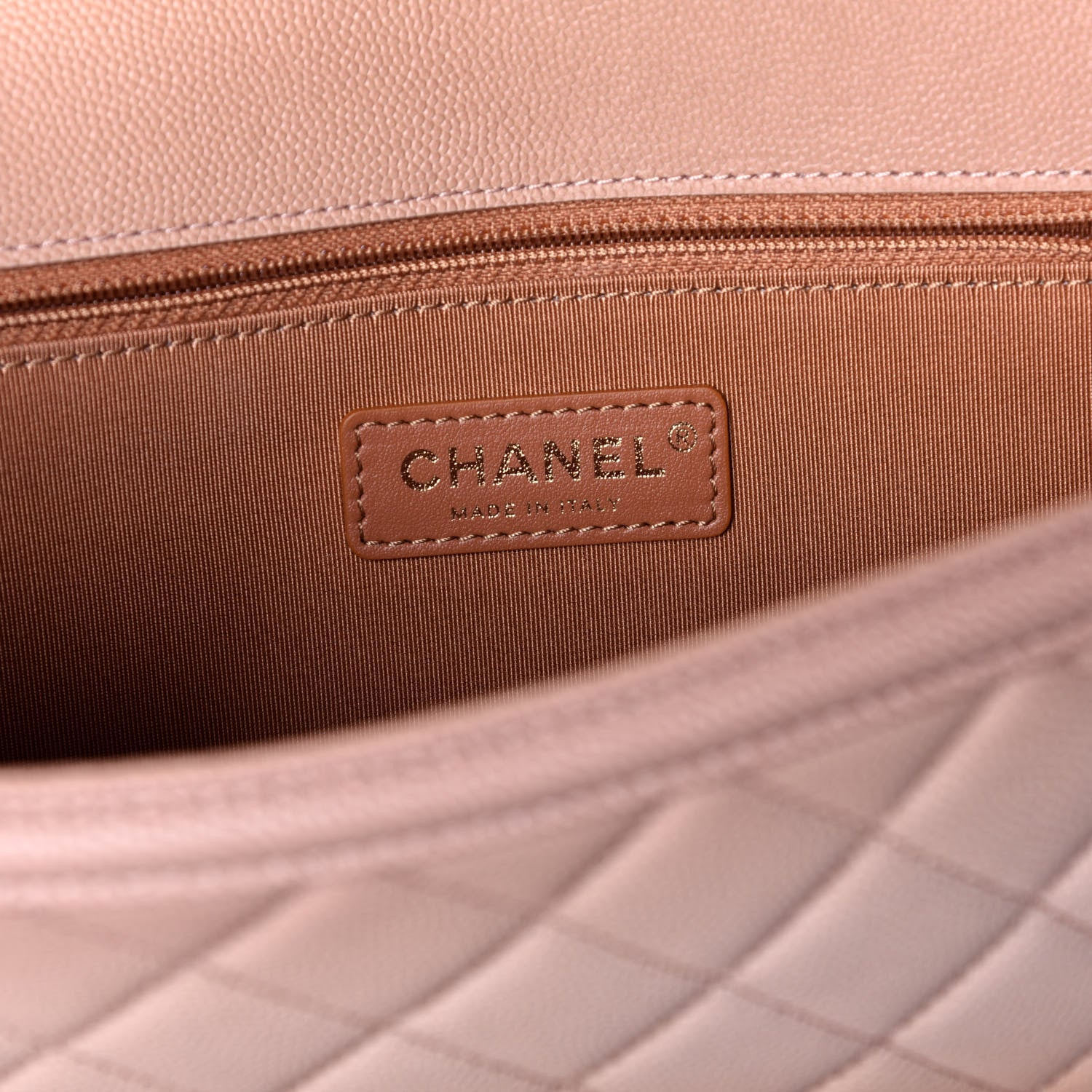 Chanel Caviar Quilted Medium Sunset On The Sea Flap Beige 7 of 10