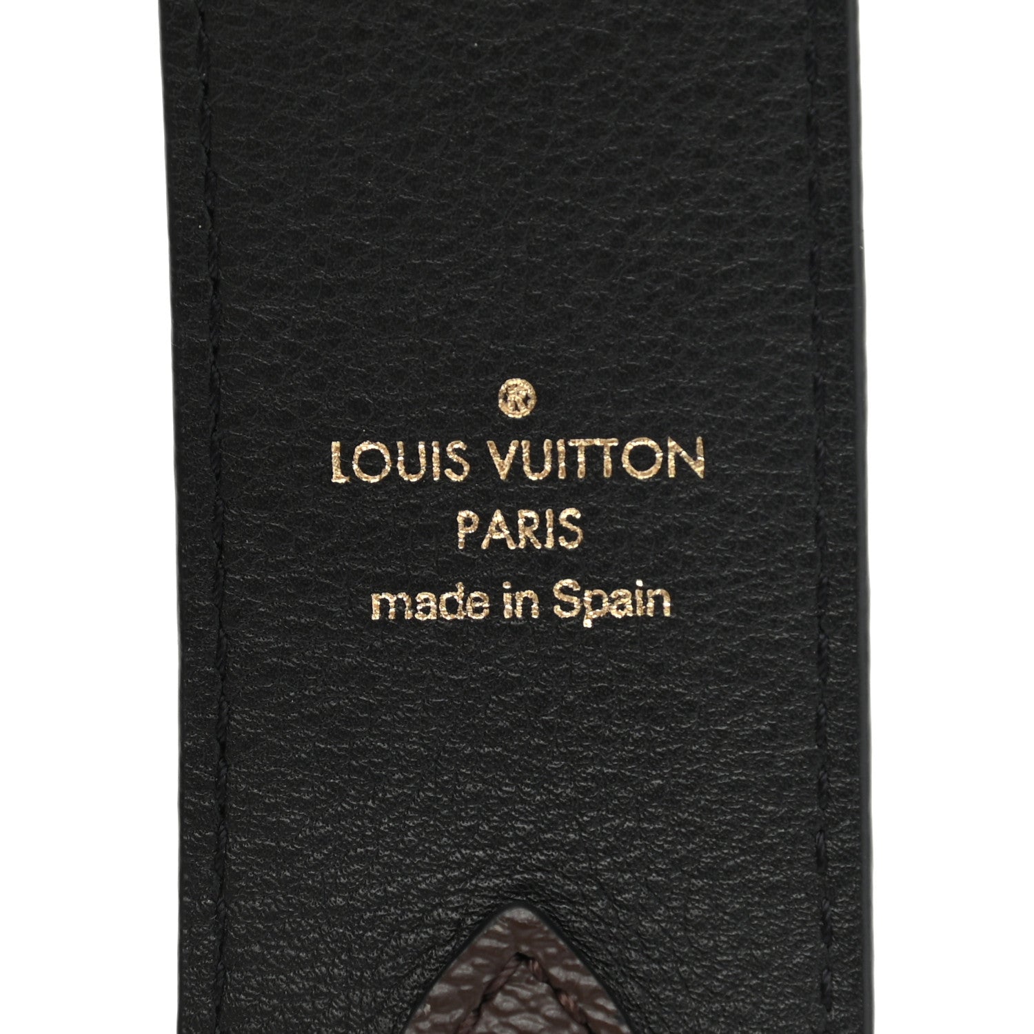 Louis Vuitton Monogram Bandouliere Shoulder Strap Black 3 of 4
