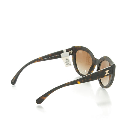 Chanel Butterfly Signature Polarized Sunglasses 5331 Dark Tortoise 3 of 6
