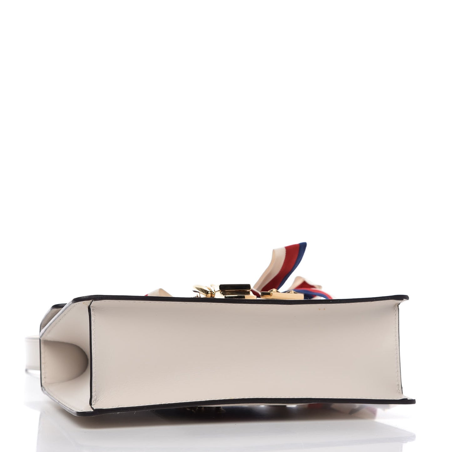 Calfskin Small Sylvie Shoulder Bag Off White