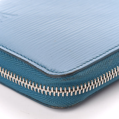 Louis Vuitton Epi Zippy Wallet Cyan 11 of 12