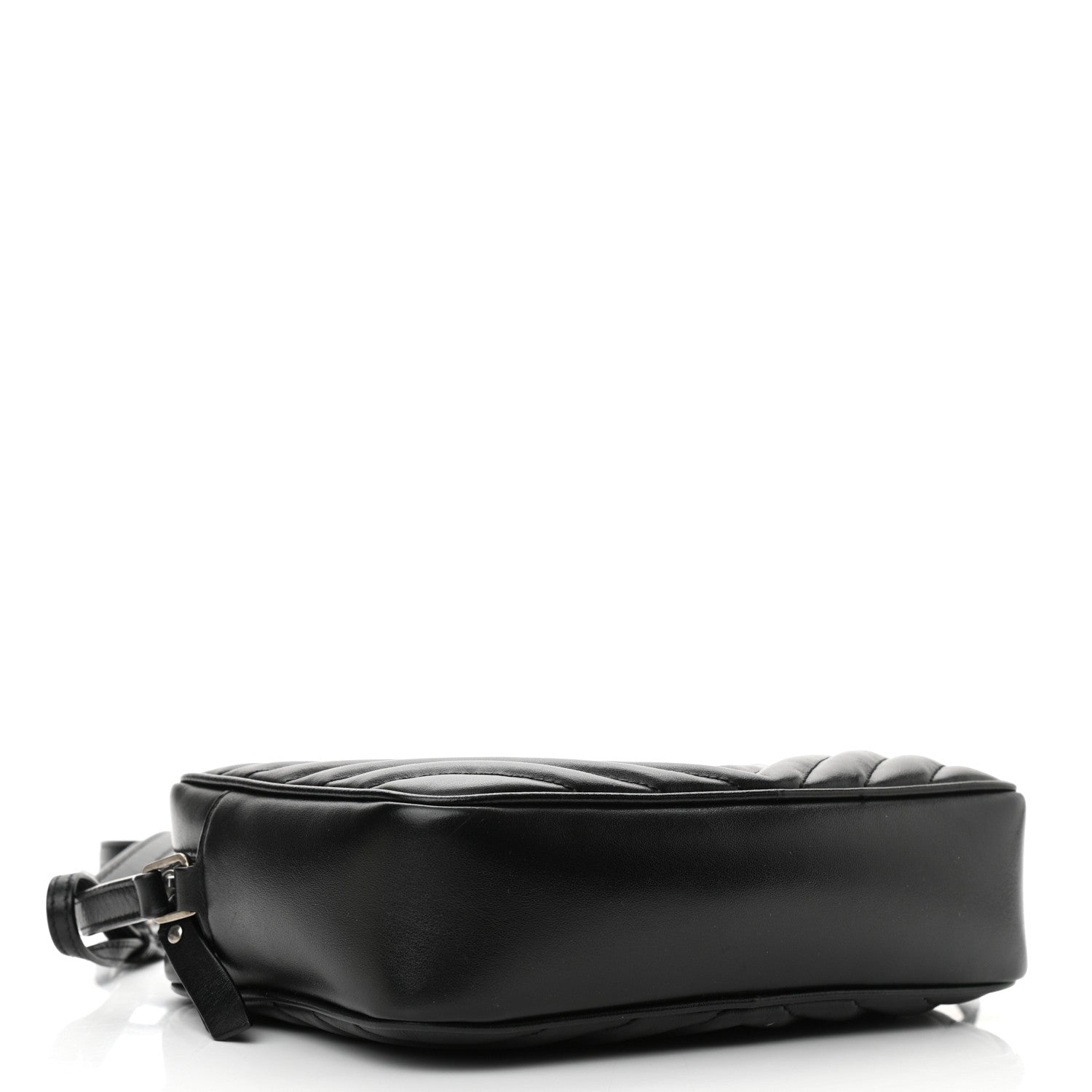 Saint Laurent Calfskin Matelasse Monogram Lou Camera Bag Black 4 of 10