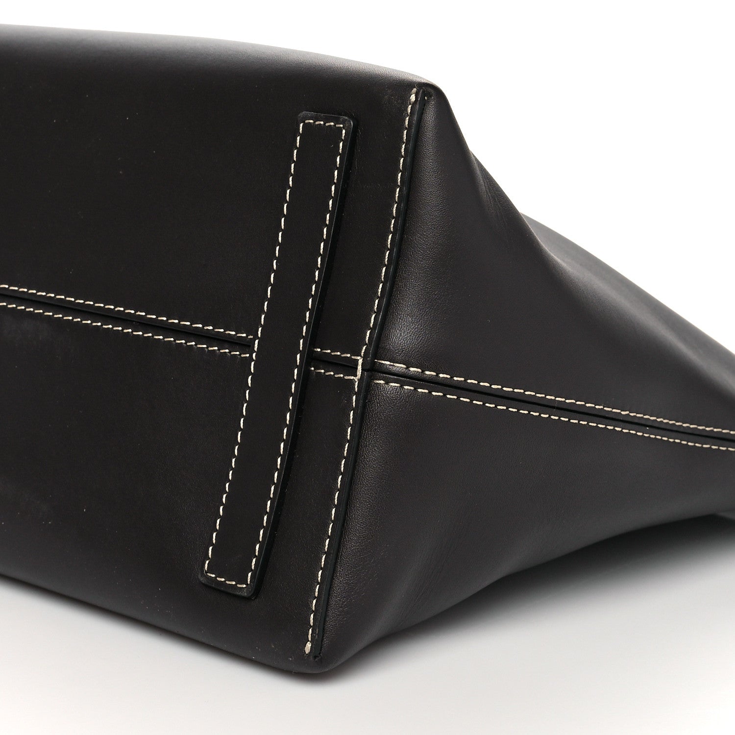 Burberry Calfskin Medium Society Top Handle Tote Dark Brown 10 of 12