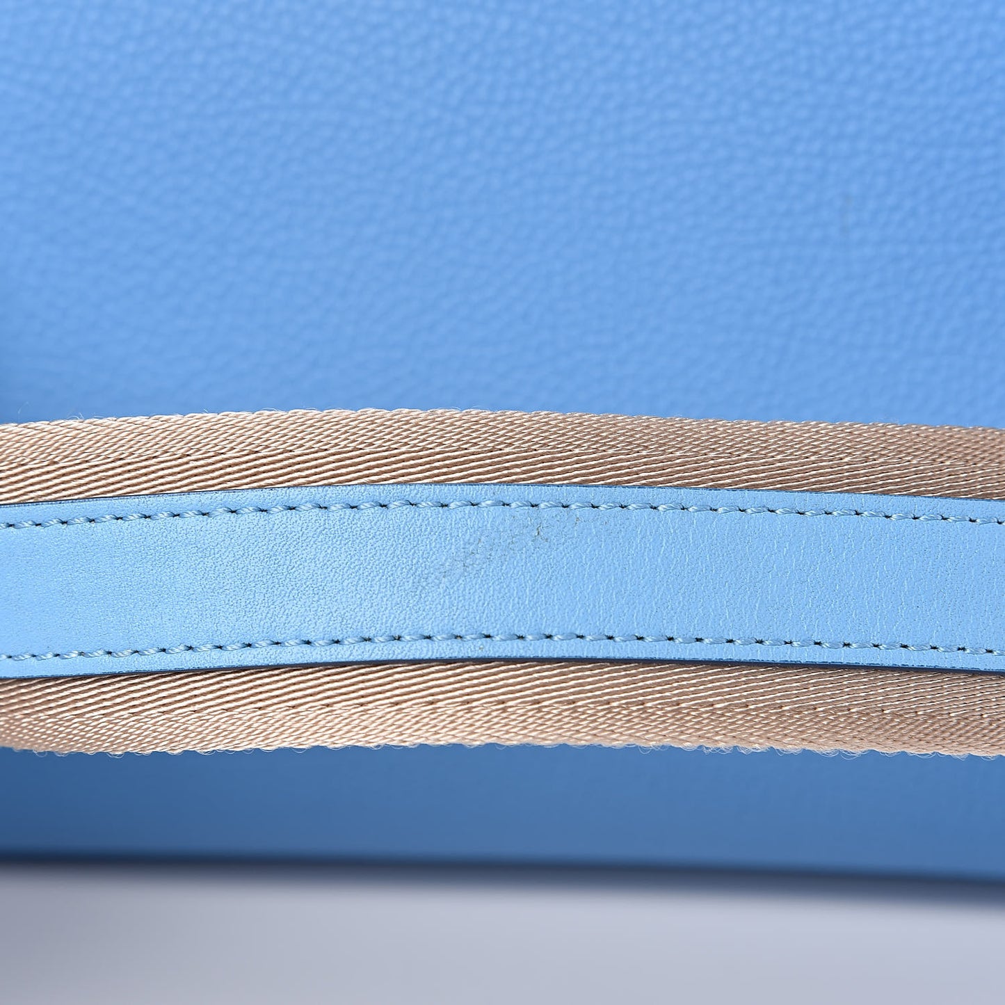 Grained Calfskin Large Milla Tote Tile Blue