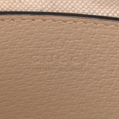 Gucci GG Supreme Monogram Textured Dollar Calfskin Web Small Ophidia GG Handbag Beige Mystic White Oatmeal 6 of 11