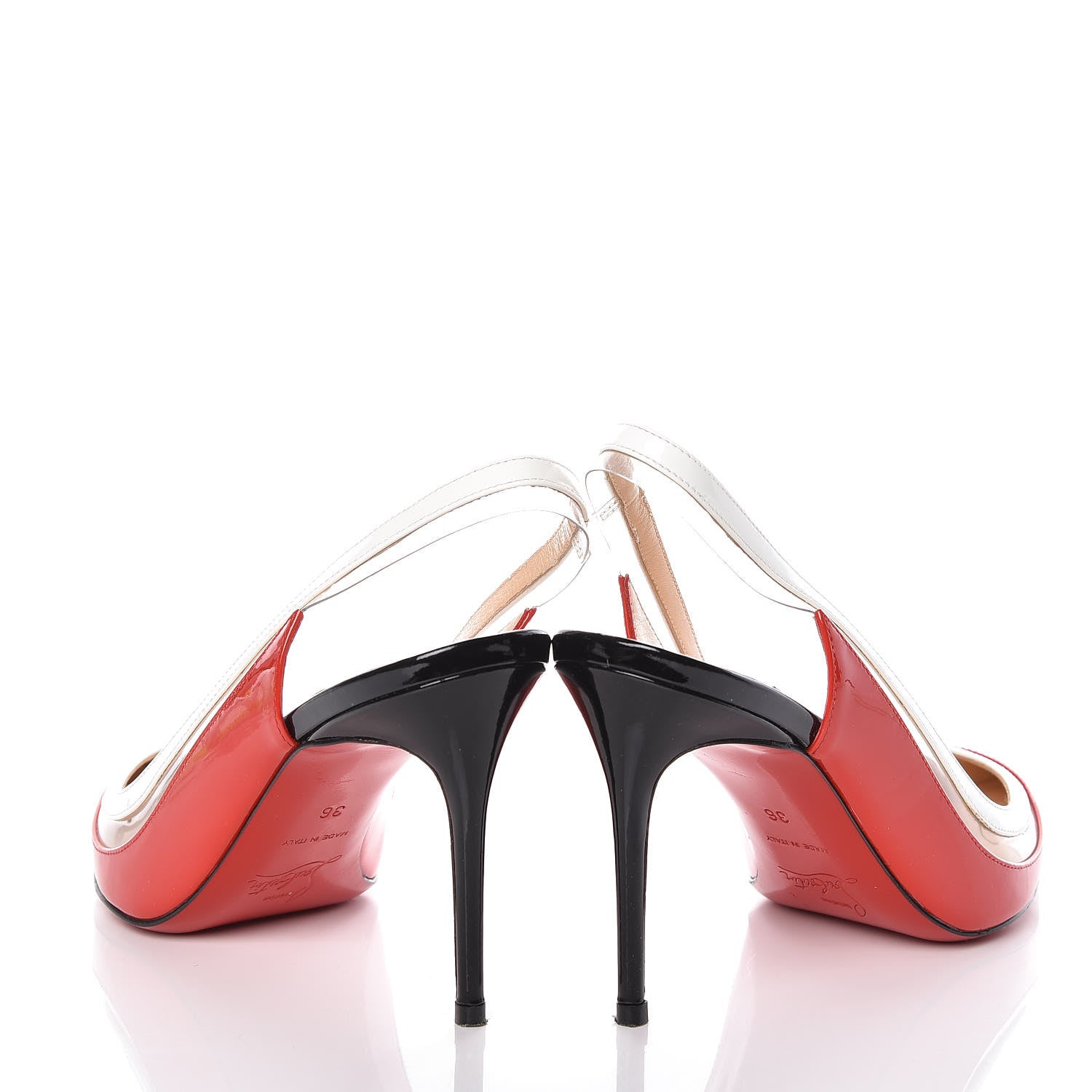 Christian Louboutin Patent PVC Paulina 100 Pumps 36 Carazon 5 of 10