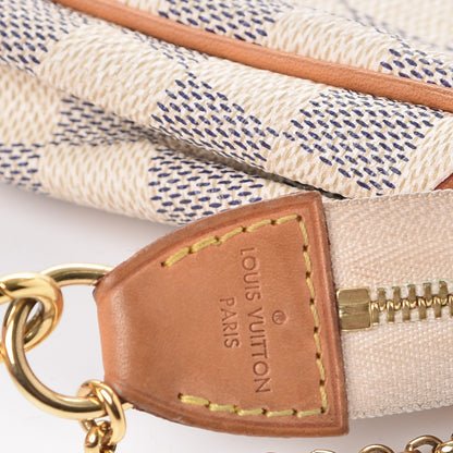 Louis Vuitton Damier Azur Eva Clutch 6 of 9