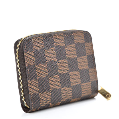 Louis Vuitton Damier Ebene Zippy Coin Purse 3 of 7