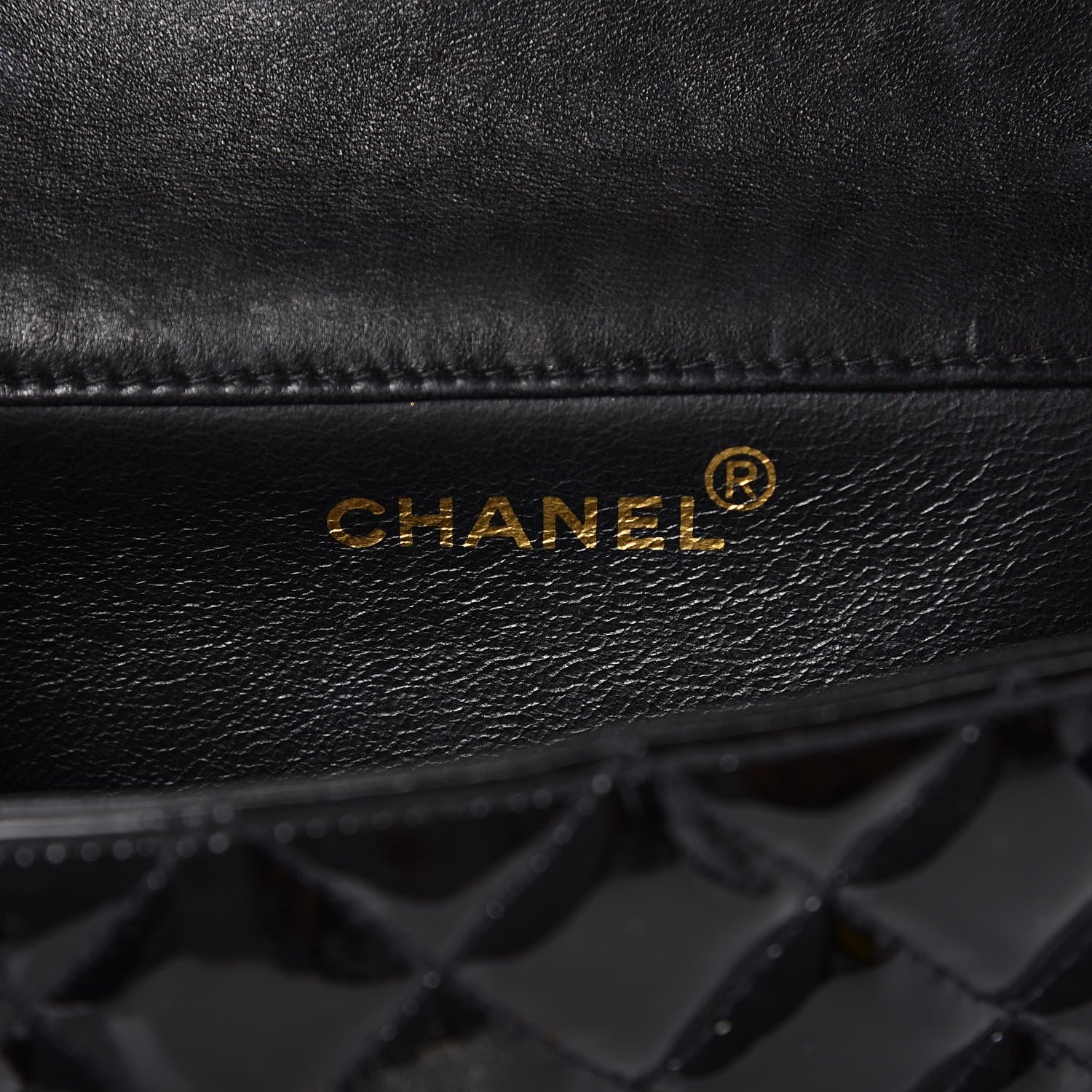 Chanel Patent Quilted Small Double Sided Flap Black 9 of 14