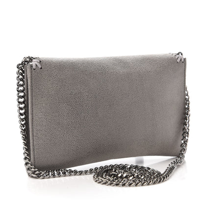 Stella McCartney Shaggy Deer Mini Falabella Crossbody Bag Grey 3 of 9