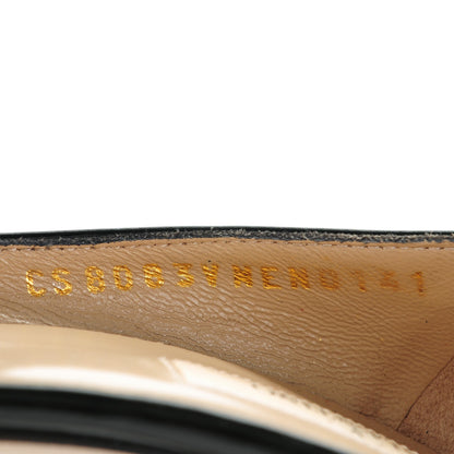 Valentino Garavani Patent Couture Bow Peep Toe d'Orsay 15/110mm Pumps 41 Black 8 of 8