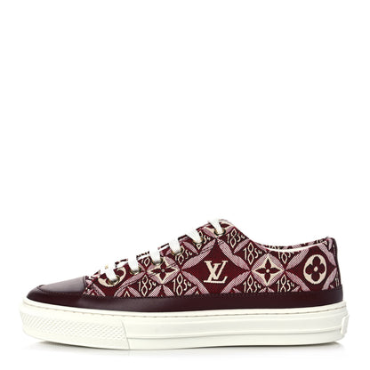 Louis Vuitton Jacquard Since 1854 Stellar Sneakers 35.5 Bordeaux 1 of 8