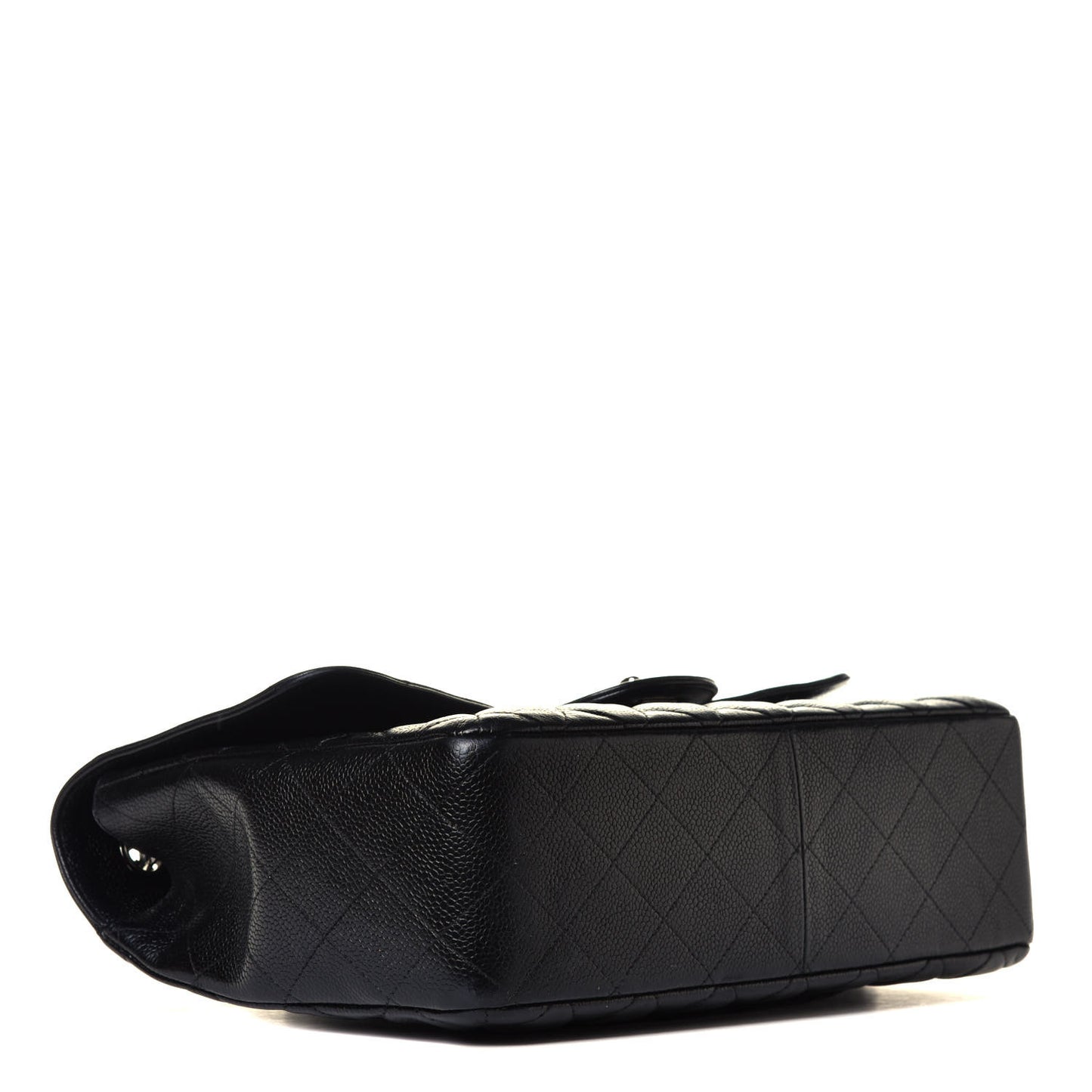 Caviar Quilted Jumbo Single Flap Black