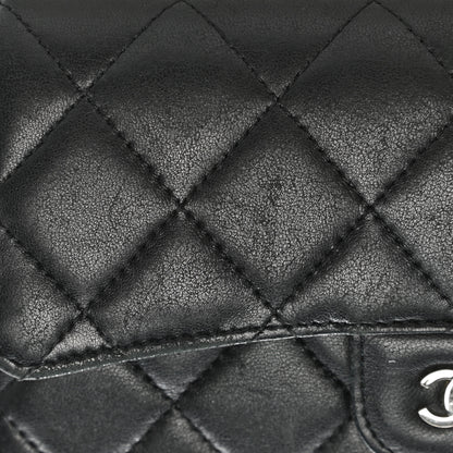Chanel Lambskin Quilted Large Flap Wallet Black 13 of 16