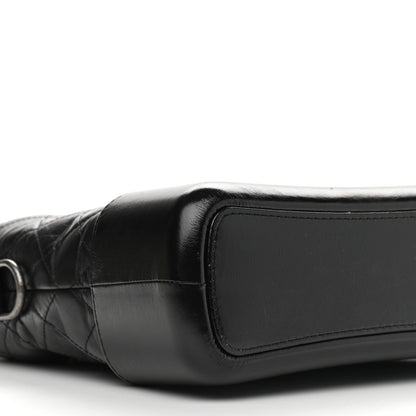 Chanel Aged Calfskin Quilted Medium Gabrielle Hobo Black 8 of 9