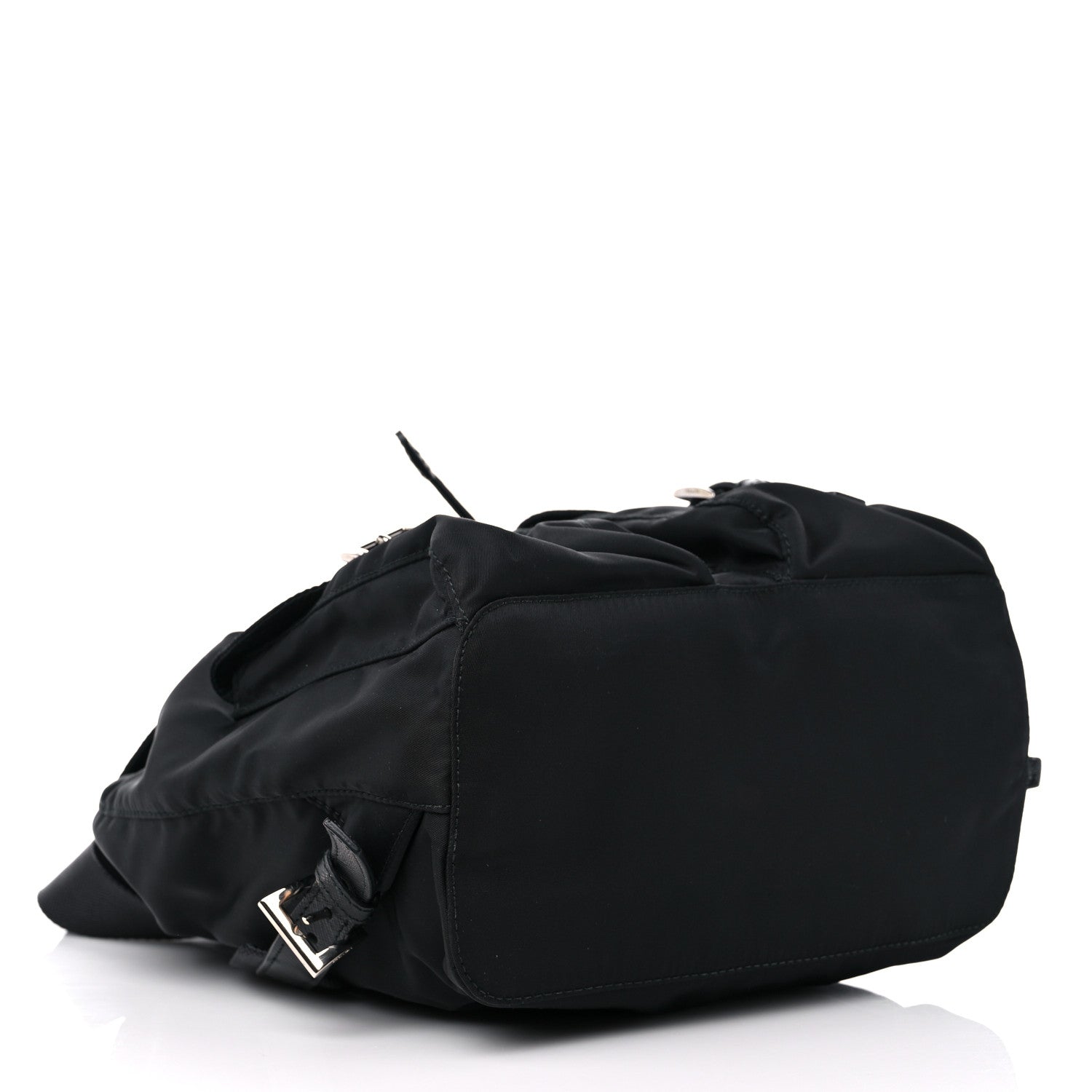 Prada Tessuto Nylon Saffiano Small Backpack Black 4 of 8