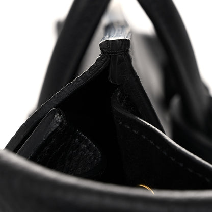 Celine Crisped Calfskin Medium Tie Knot Tote Black 11 of 11
