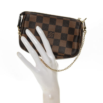 Louis Vuitton Damier Ebene Mini Pochette Accessories 2 of 7