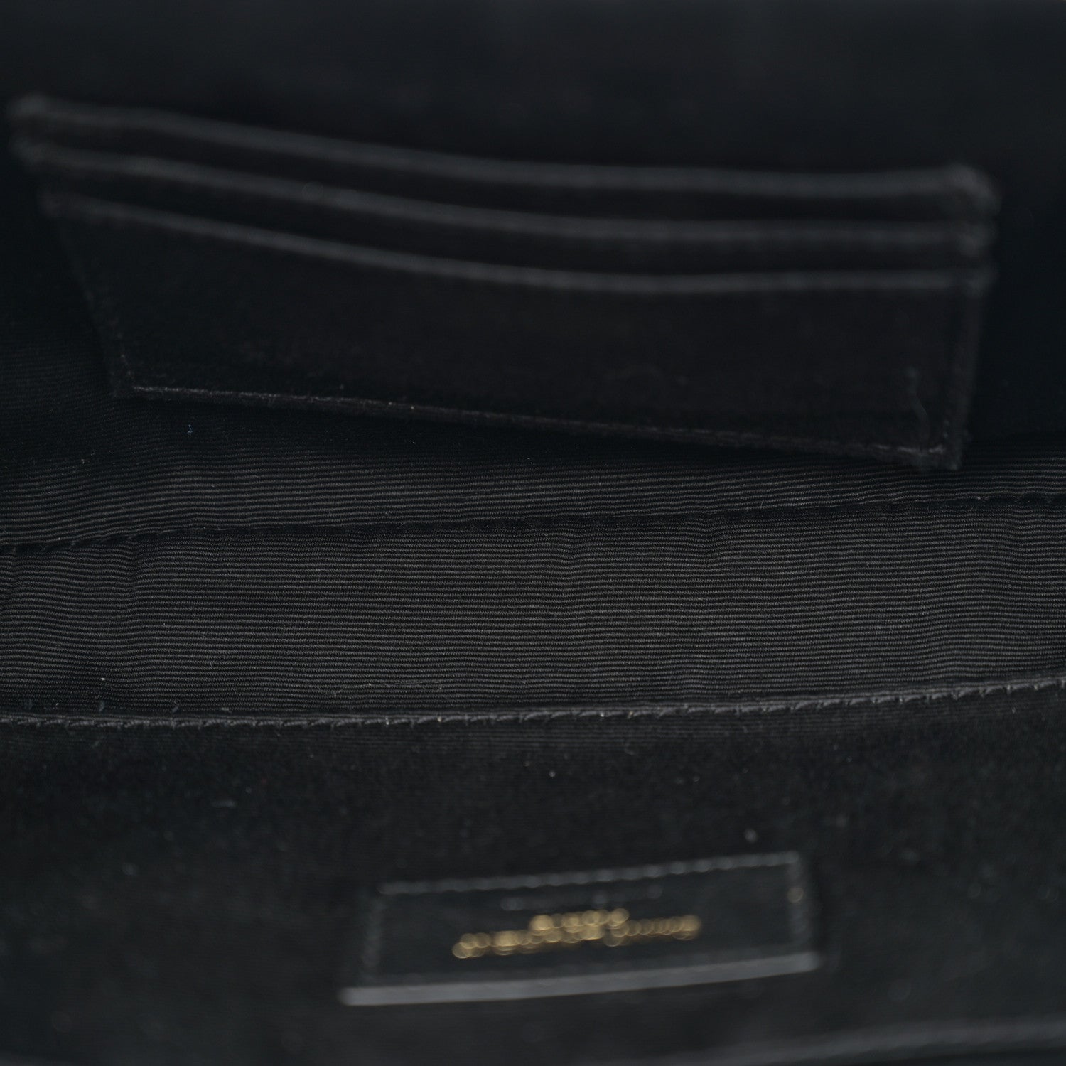 Saint Laurent Grain De Poudre Monogram Belt Bag Black 5 of 13