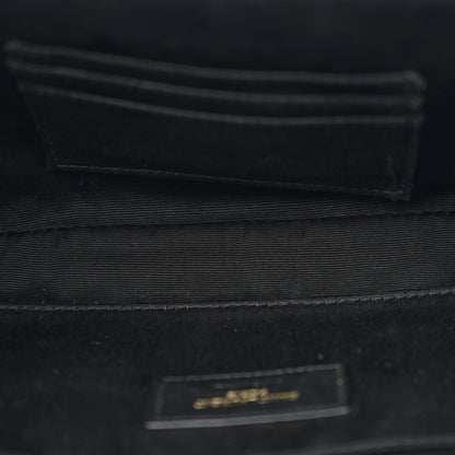 Saint Laurent Grain De Poudre Monogram Belt Bag Black 5 of 13