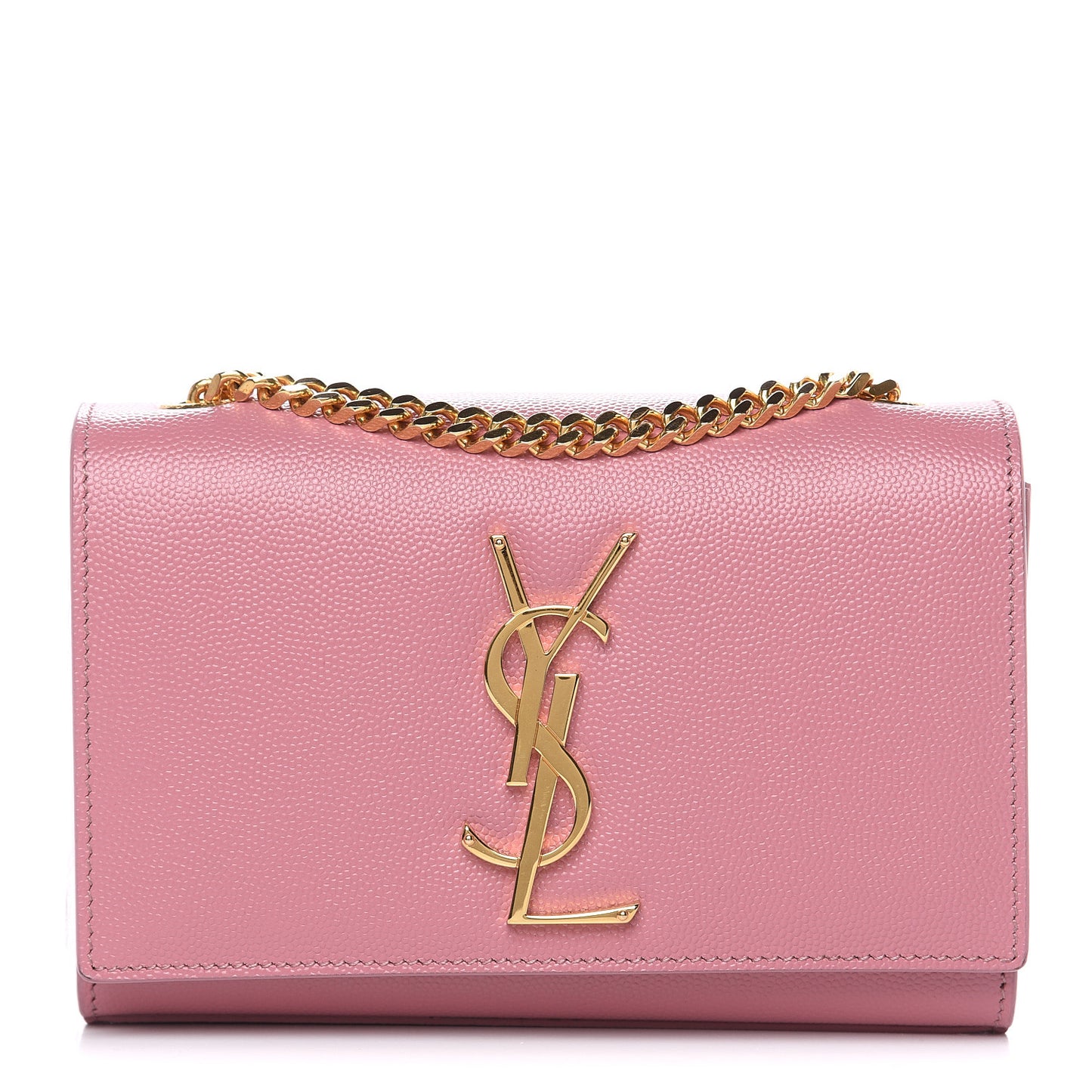 Grain De Poudre Small Classic Monogram Kate Satchel Old Rose