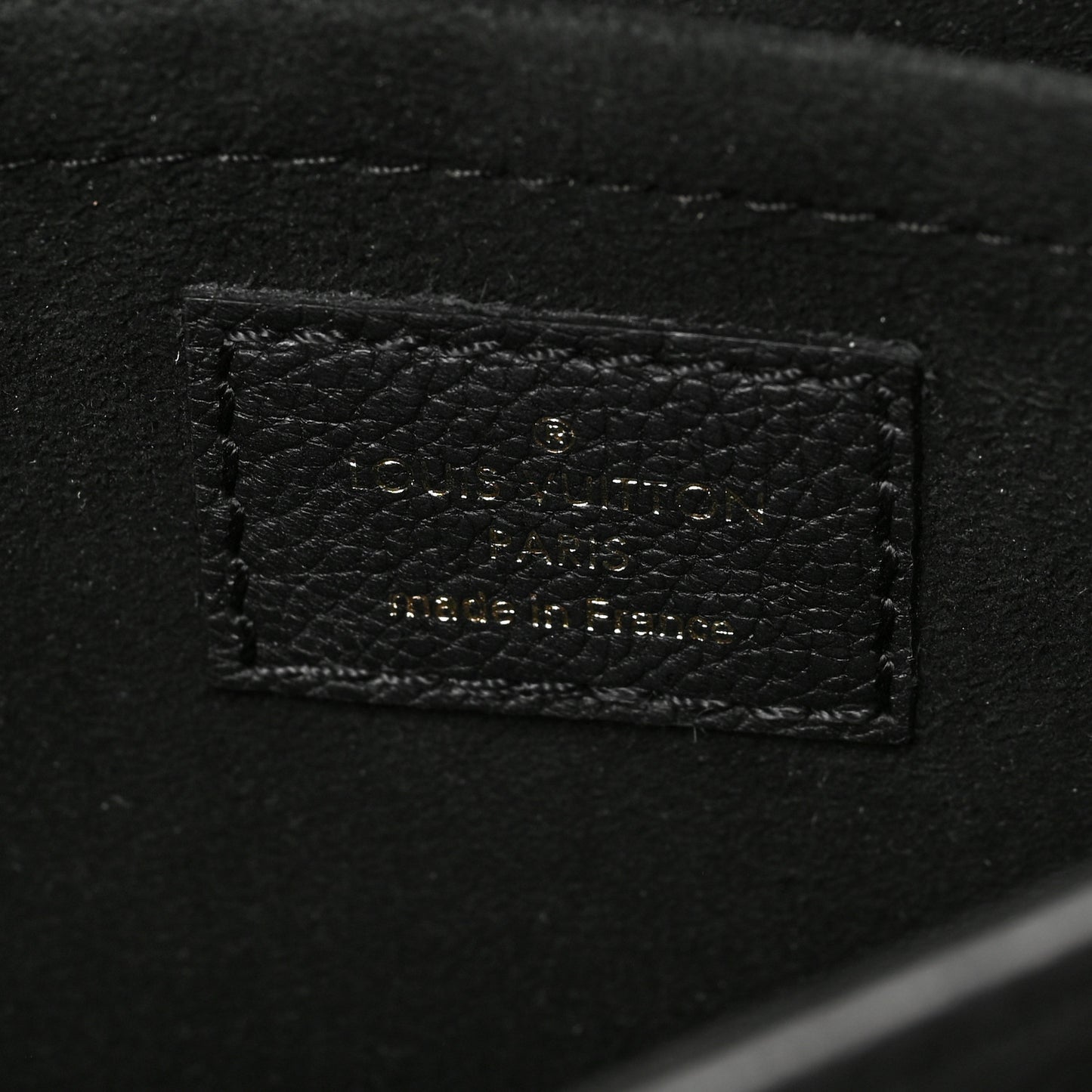 Grained Calfskin Lockme Tender Black