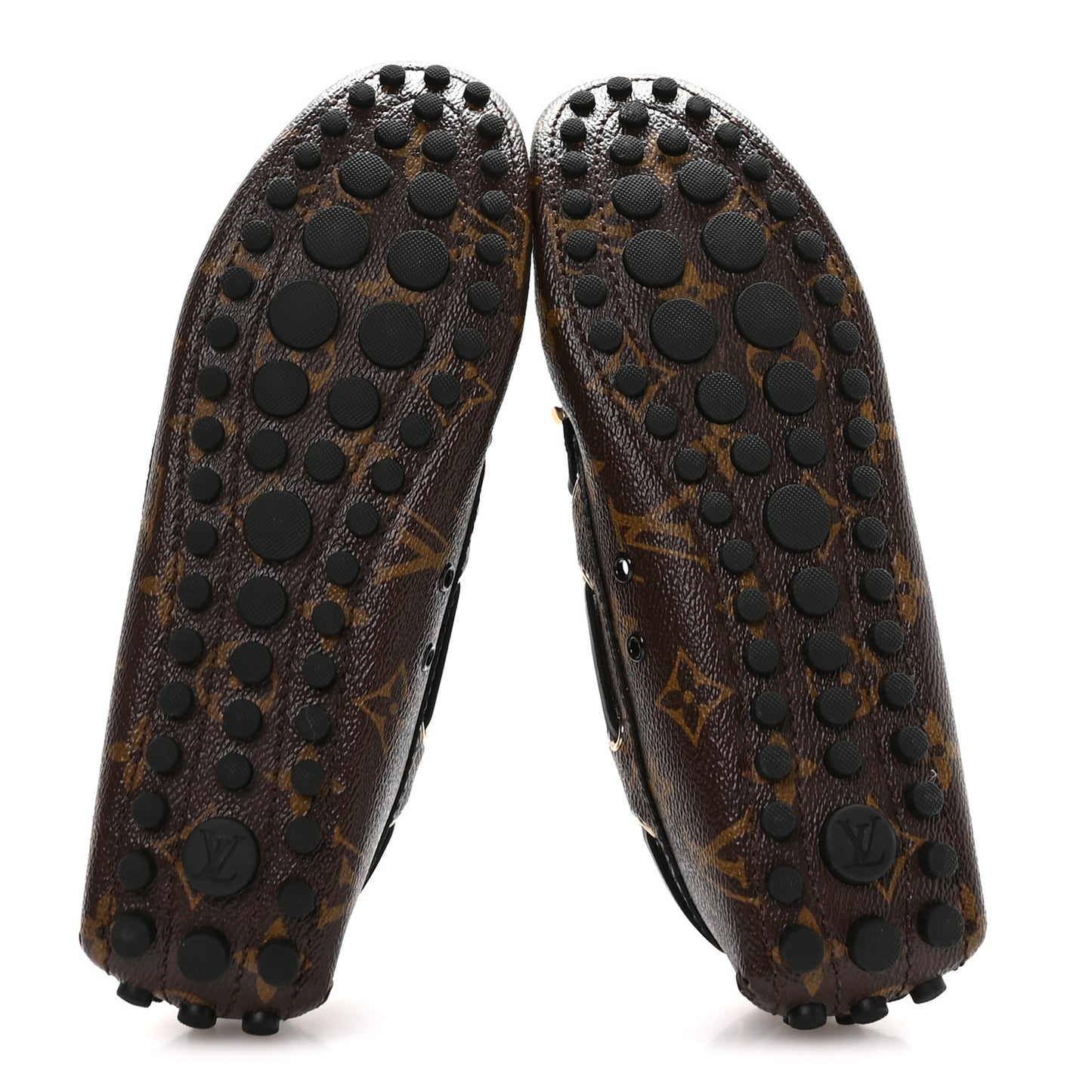Patent Monogram Gloria Loafers 38 36.5