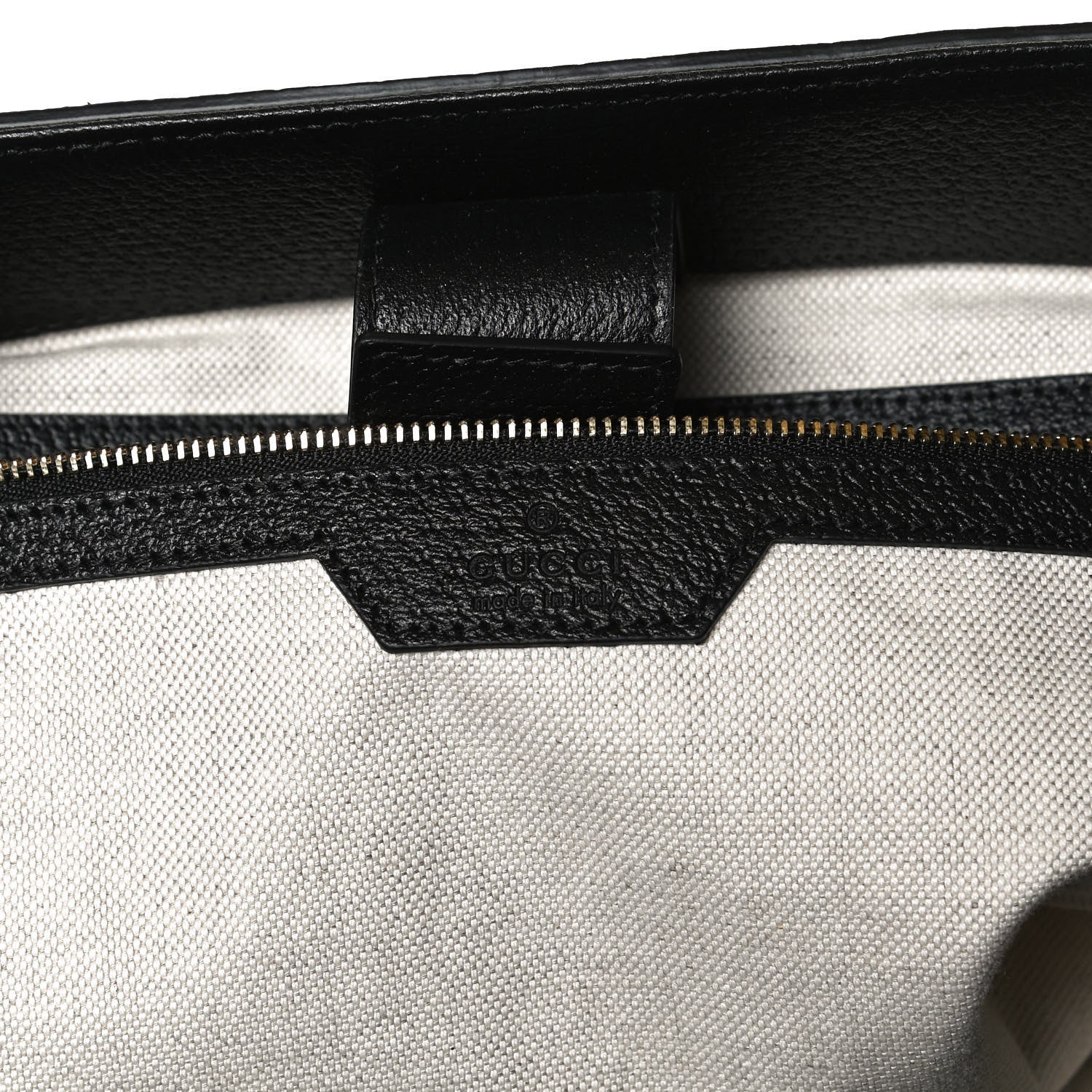 Gucci Jacquard Black Denim GG Monogram Medium Ophidia Shopping Tote Black Ivory 5 of 10