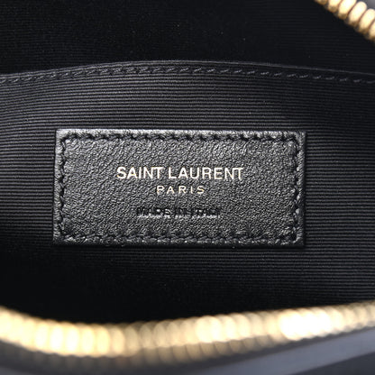 Saint Laurent Suede Calfskin Monogram Lou Camera Bag Black 6 of 9