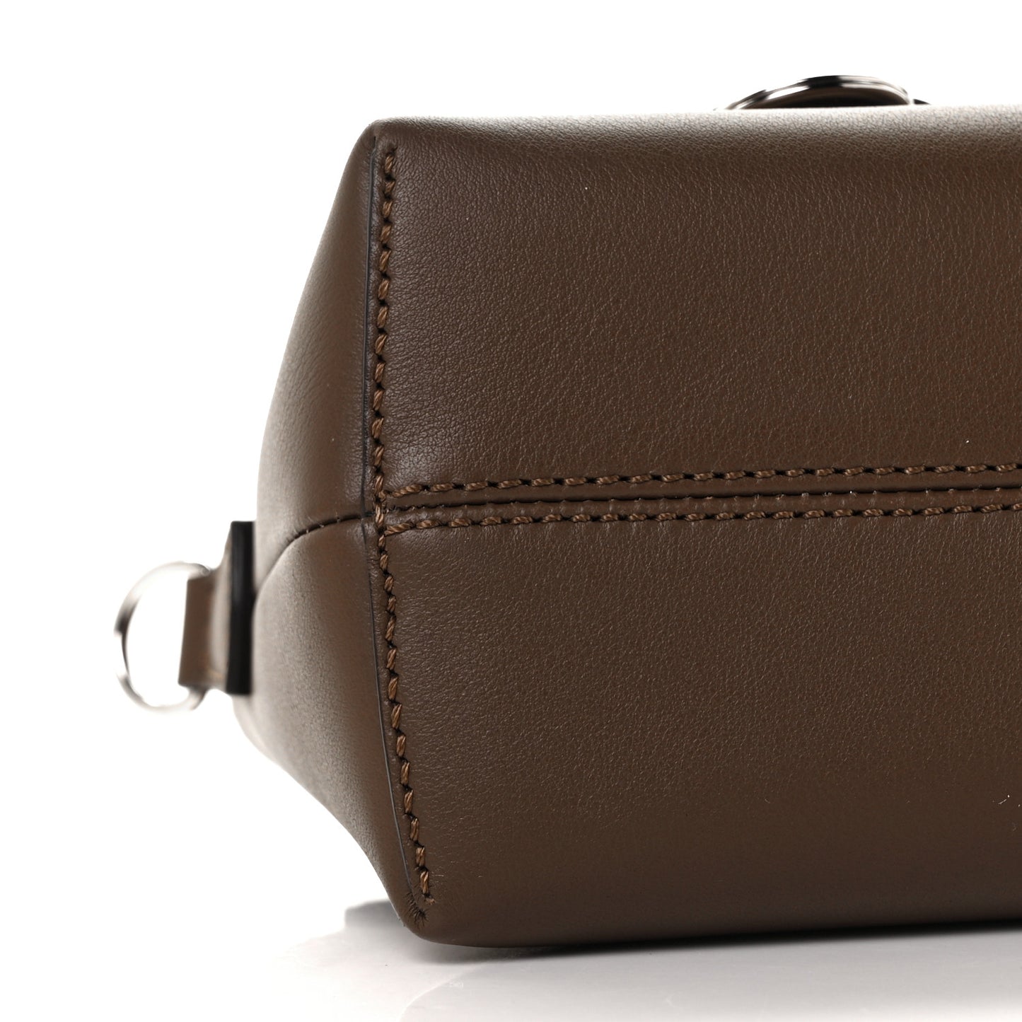 Vitello Dolce Bi-Color FF 1974 Embossed Mini By The Way Boston Bag Maya Black