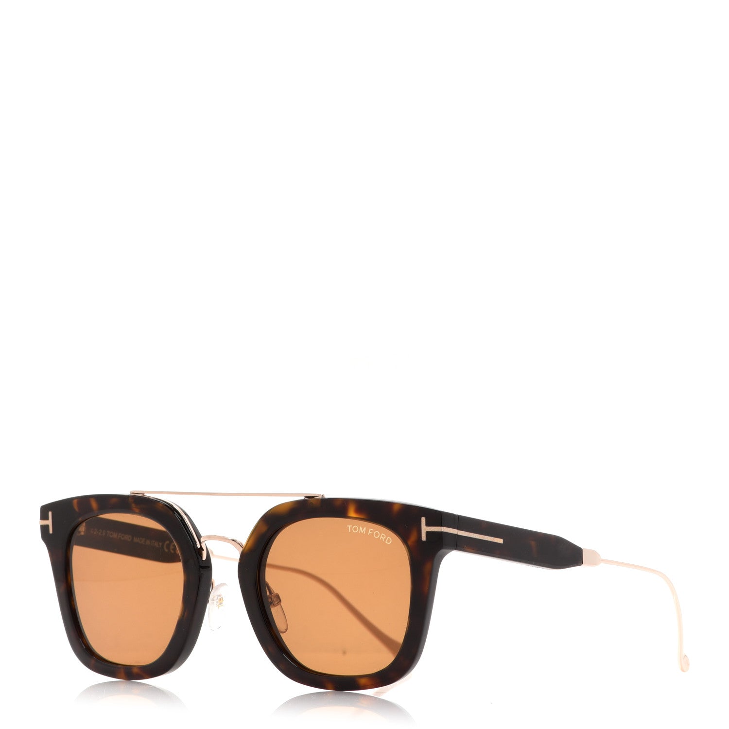 Tom Ford Alex Squared Sunglasses TF541 Tortoise 1 of 7