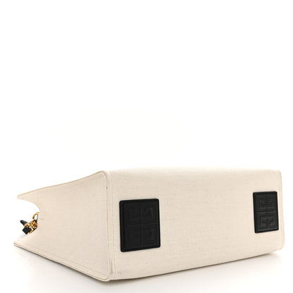 Givenchy Canvas Medium Tote Beige Black 4 of 10