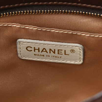 Chanel Lambskin Bubble Quilt Pochette Brown 6 of 16