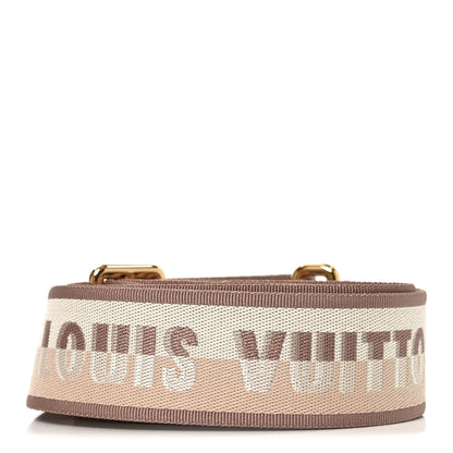 Louis Vuitton Jacquard Speedy Bandouliere 20 Shoulder Strap Beige Brown 2 of 3
