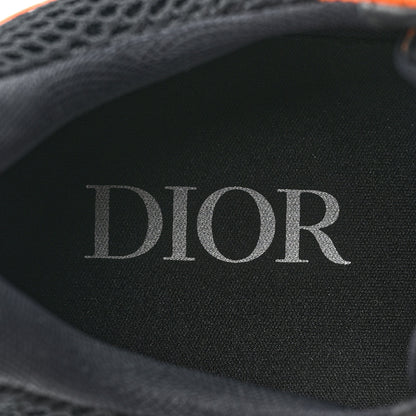 Christian Dior Technical Mesh Calfskin Mens B22 Sneakers 44 White Orange 8 of 10