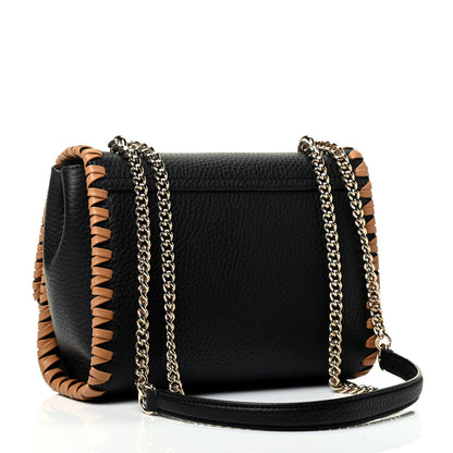 Mulberry Heavy Grain Calfskin Braided Top Handle Lily Black 2 of 4