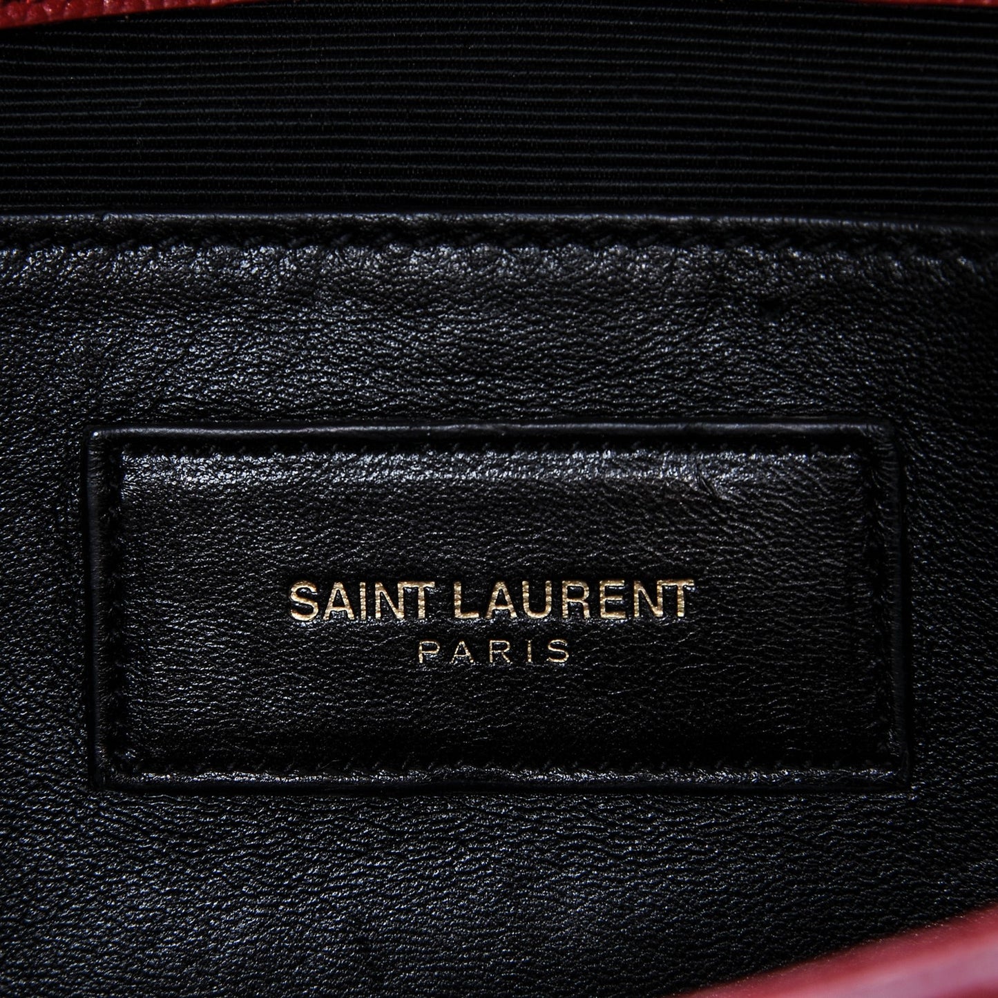 Grain De Poudre Classic Monogram Clutch Red
