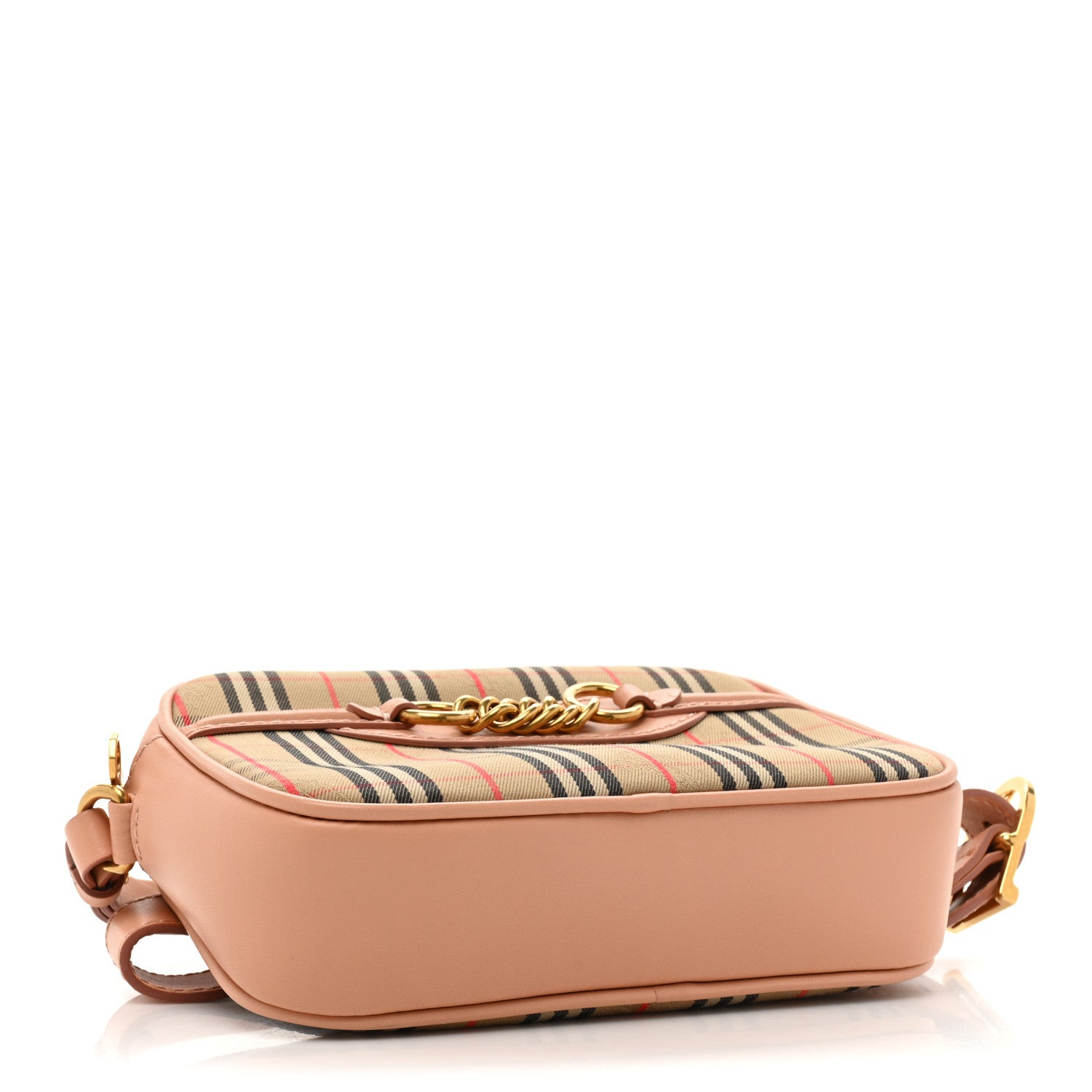 Burberry Smooth Calfskin 1983 Knight Check Link Bum Bag Pale Orchid 4 of 11