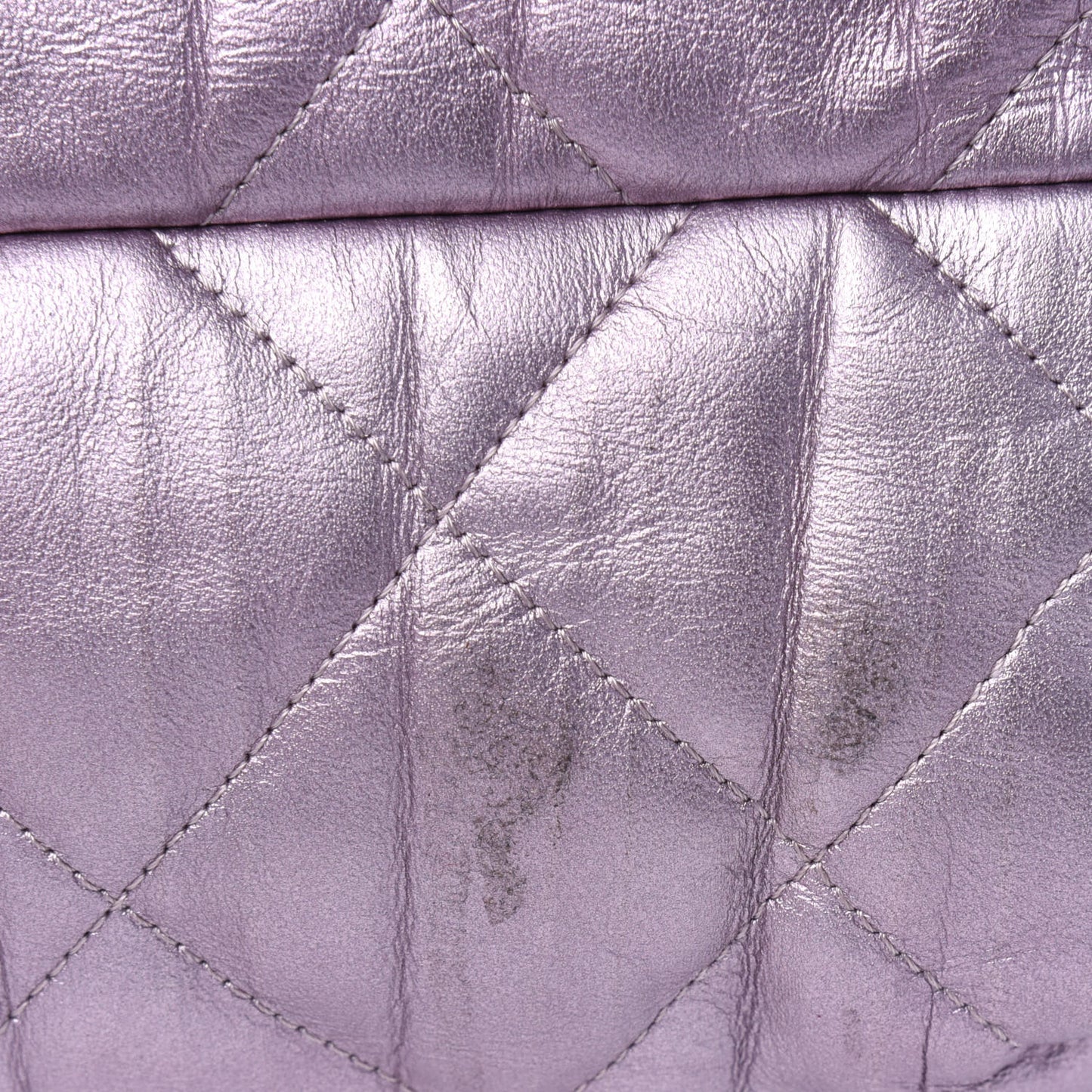 Iridescent Calfskin Quilted Ground Control Backpack Pink