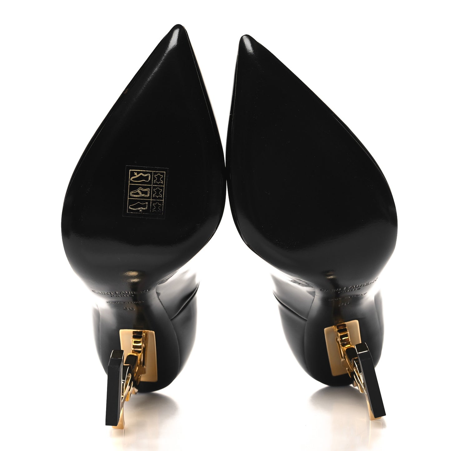 Patent Opyum 110 Pumps 36 Black Gold