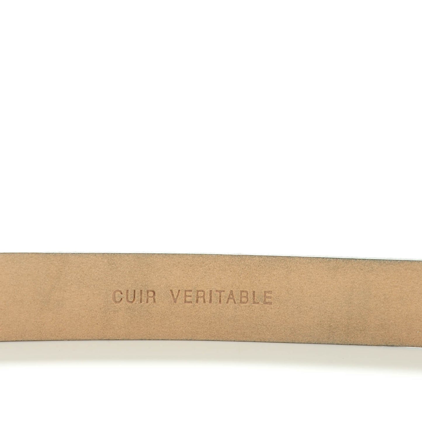 Lambskin CC Logo Skinny Belt 90 36 Black