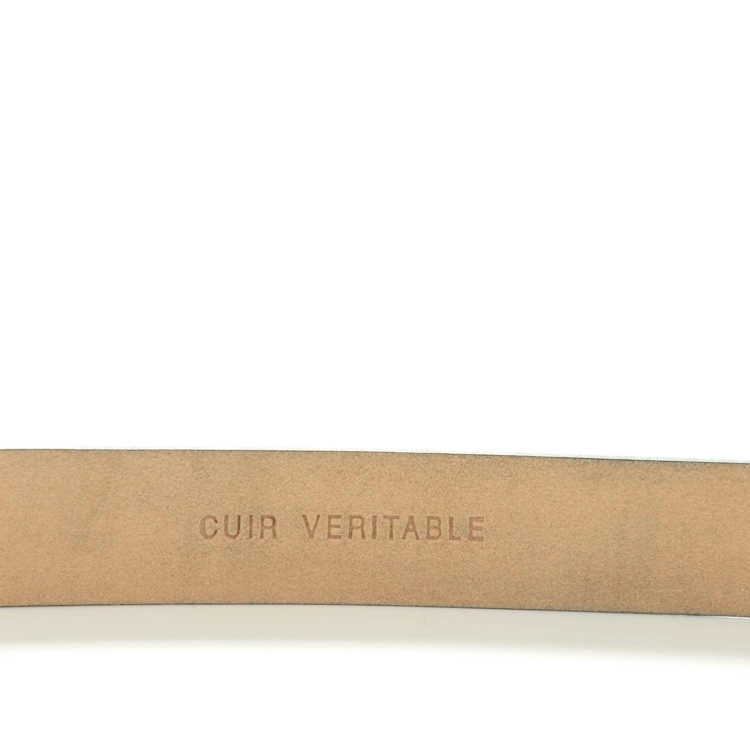 Chanel Lambskin CC Logo Skinny Belt 90 36 Black 5 of 7