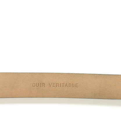 Chanel Lambskin CC Logo Skinny Belt 90 36 Black 5 of 7