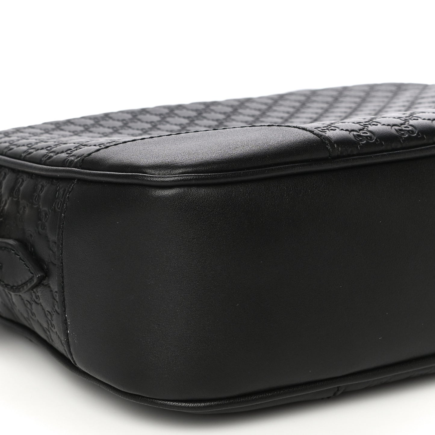 Microguccissima Mini Bree Messenger Bag Black
