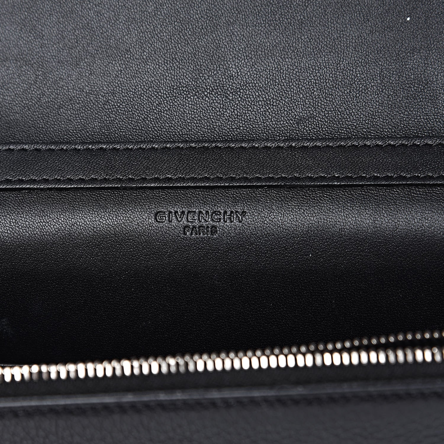 Givenchy Sugar Goatskin Pandora Chain Wallet Black 6 of 10