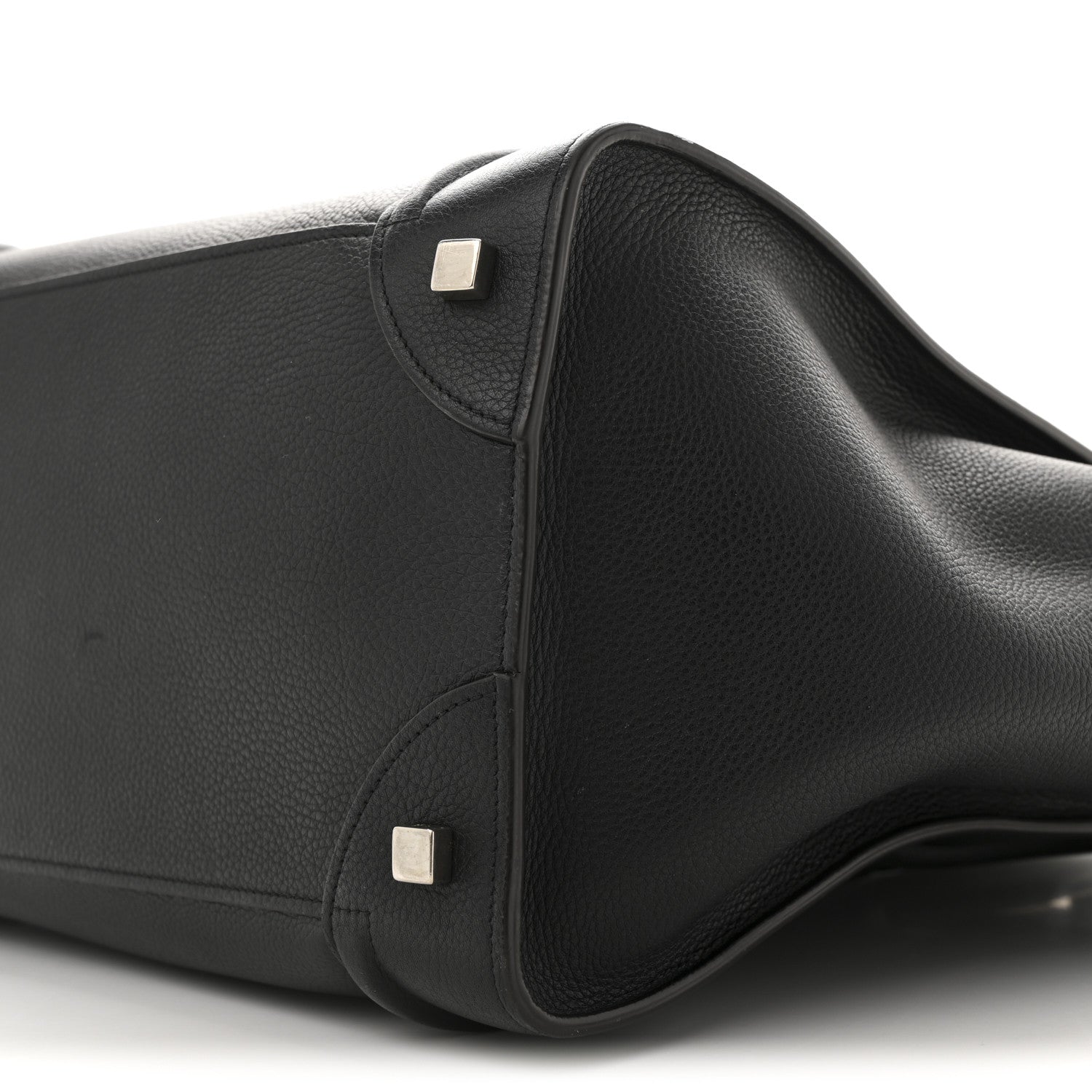 Celine Drummed Calfskin Mini Luggage Black 10 of 13