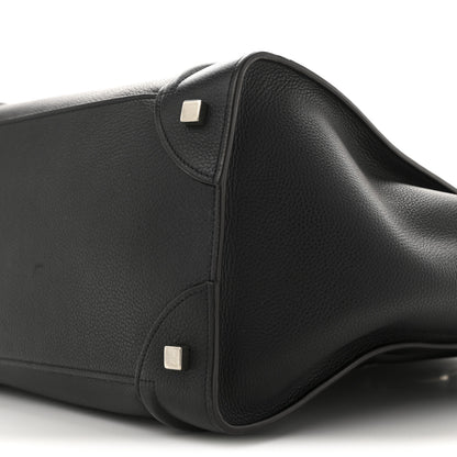 Celine Drummed Calfskin Mini Luggage Black 10 of 13