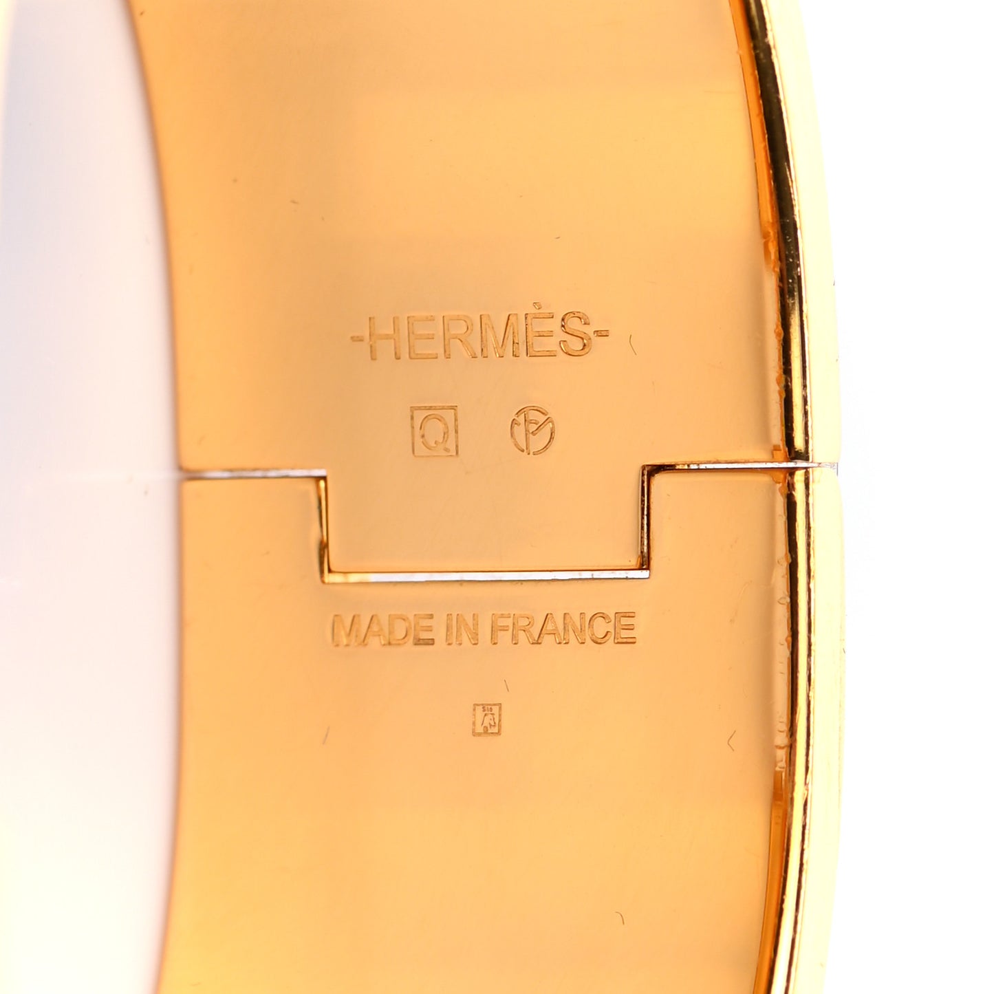 Enamel Wide Clic Clac H Bracelet PM Rouge Vif