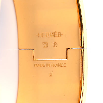 Hermes Enamel Wide Clic Clac H Bracelet PM Rouge Vif 4 of 4