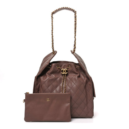 Chanel Caviar Quilted Medium Chanel 25 Handbag Brown 3 of 12